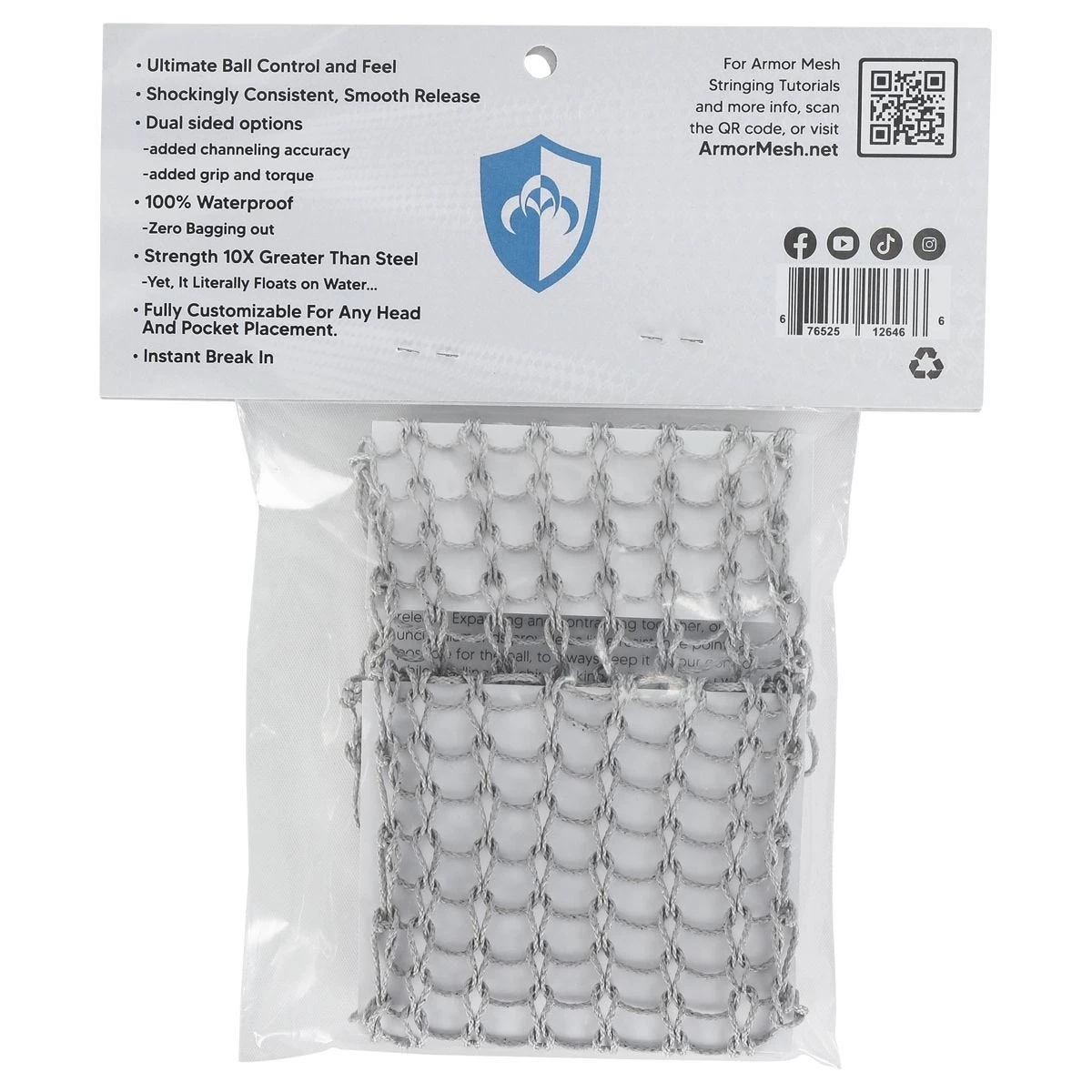 Armor Mesh Spyder Lacrosse Mesh 4 Armor Mesh Spyder Lacrosse Mesh - Image 2