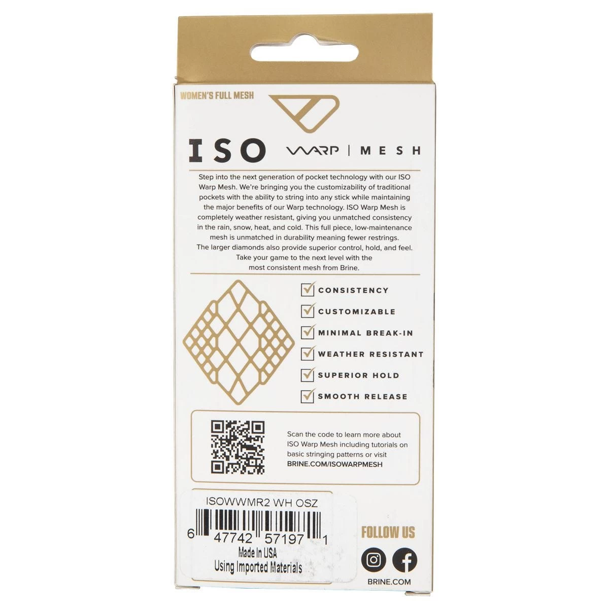 Brine Women's ISO Warp Runner Mesh 4 Brine Women's ISO Warp Runner Mesh - Image 2