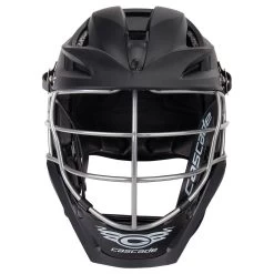 Cascade S Youth Matte Black Lacrosse Helmet Chrome Cage 12 Cascade S Youth Matte Black Lacrosse Helmet Chrome Cage -Hockey Shop cascade lacrosse helmet s youth matte black chrome inset3