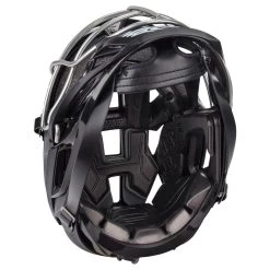 Cascade S Youth Matte Black Lacrosse Helmet Chrome Cage 14 Cascade S Youth Matte Black Lacrosse Helmet Chrome Cage -Hockey Shop cascade lacrosse helmet s youth matte black chrome inset5