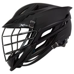 Cascade XRS Matte Black Helmet Black Cage -Hockey Shop cascade lacrosse helmet xrs matte black black inset1
