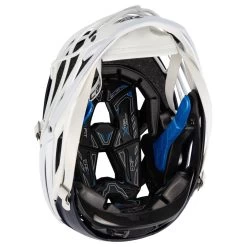 Cascade XRS Matte Navy Helmet Pearl White Cage -Hockey Shop cascade lacrosse helmet xrs matte navy white pearl inset4