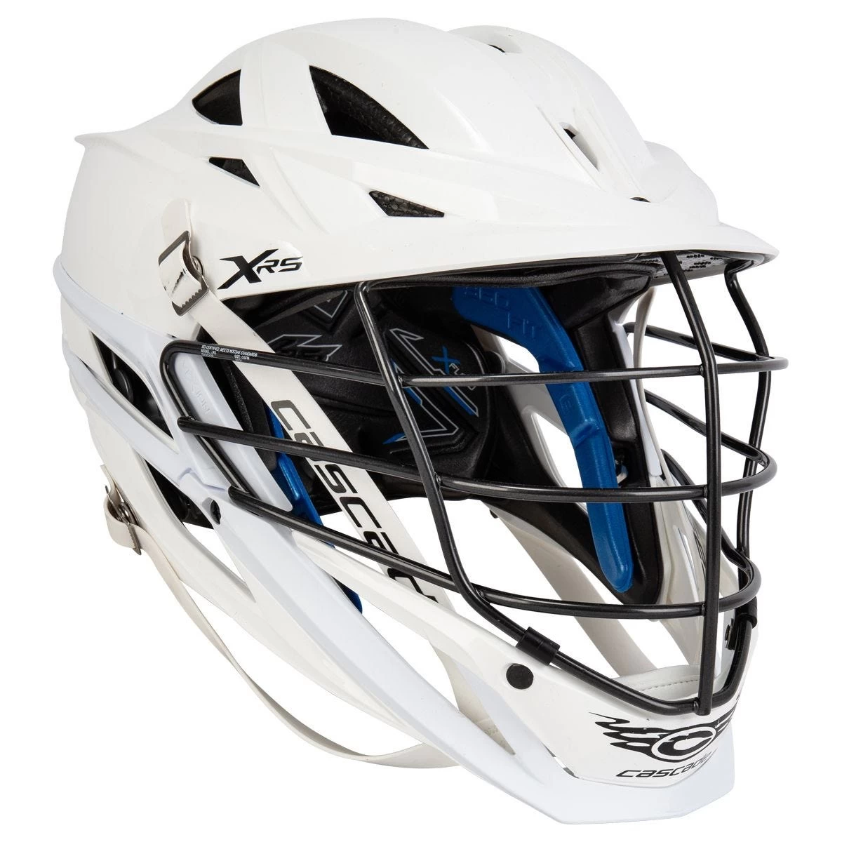 Cascade XRS White Helmet Black Cage