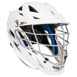 Cascade XRS White Helmet Chrome Cage