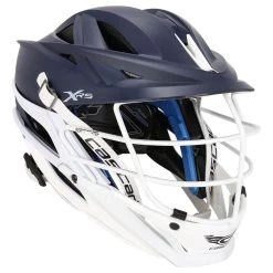 Cascade XRS Youth Matte Navy Lacrosse Helmet White Cage