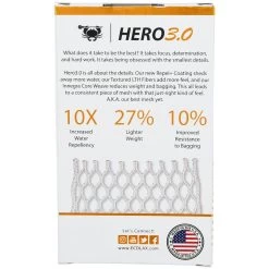 ECD Lacrosse Hero 3.0 Semi-Hard Mesh 7 ECD Lacrosse Hero 3.0 Semi-Hard Mesh -Hockey Shop ecdla lacrosse stringing accessories semi hard hero3 0 mesh inset2