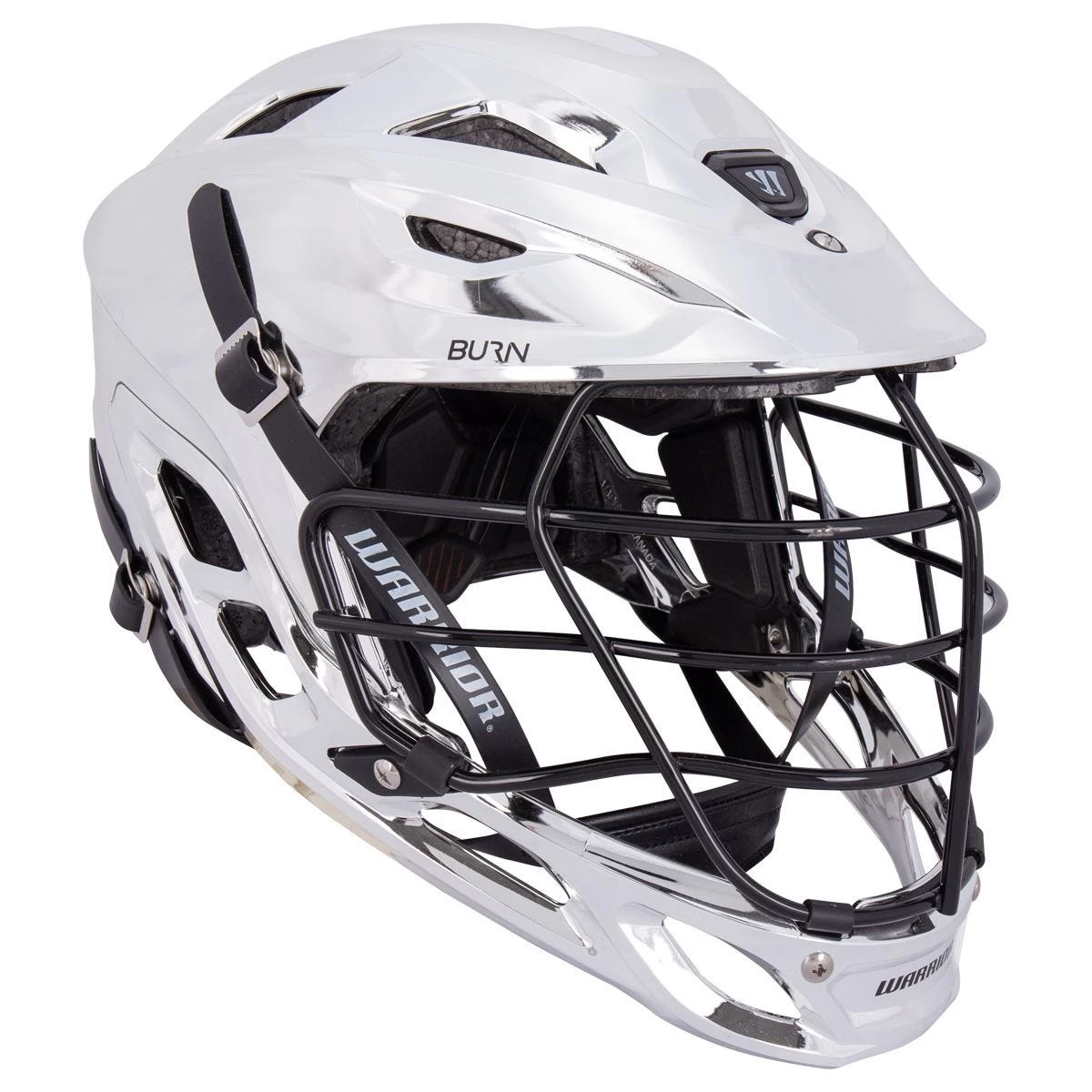 Warrior Burn Chrome Lacrosse Helmet